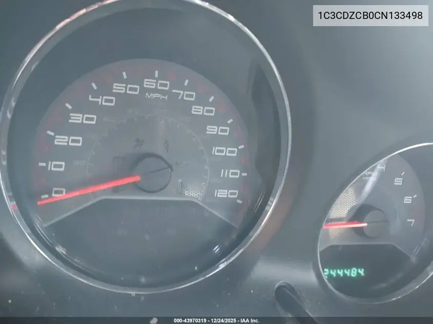 1C3CDZCB0CN133498 2012 Dodge Avenger Sxt
