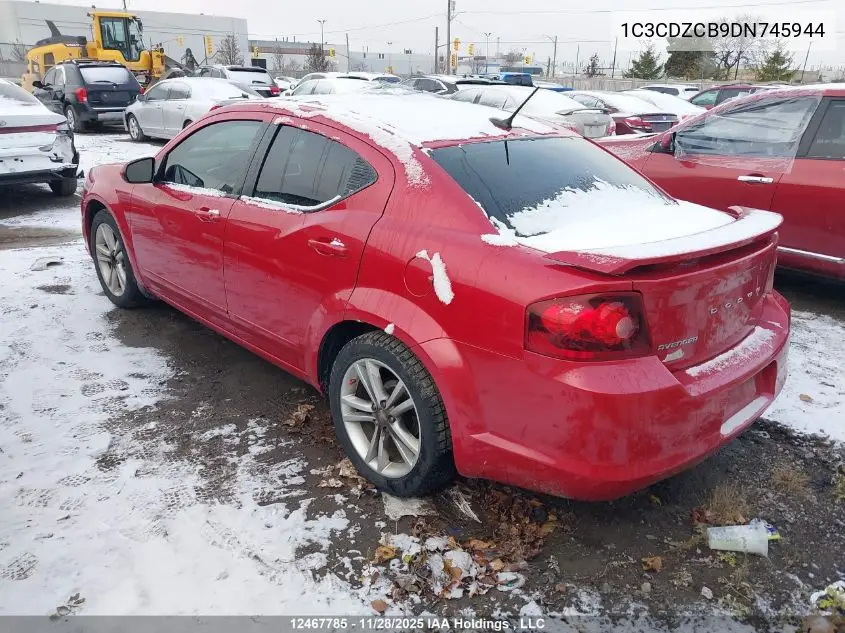 1C3CDZCB9DN745944 2013 Dodge Avenger Sxt