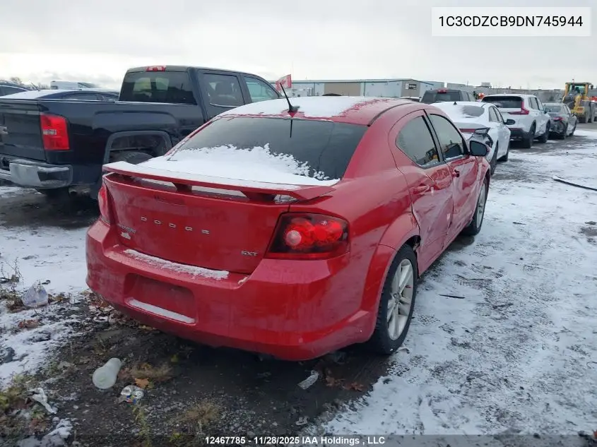 1C3CDZCB9DN745944 2013 Dodge Avenger Sxt