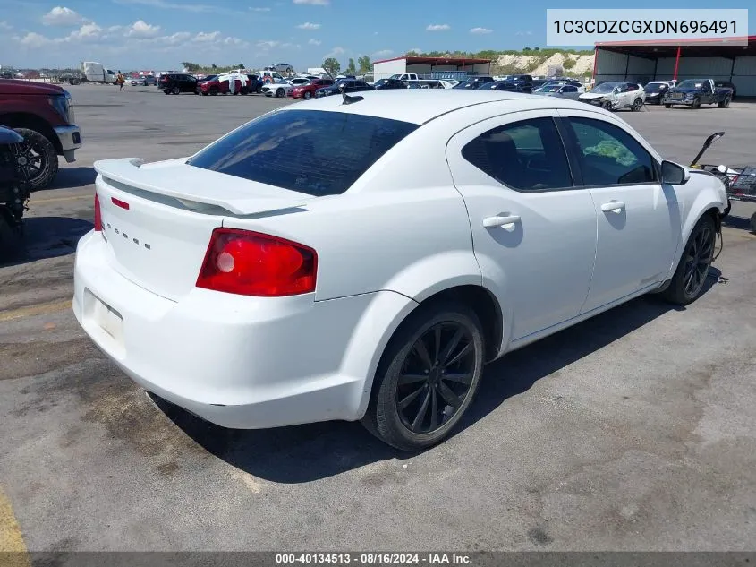 1C3CDZCGXDN696491 2013 Dodge Avenger Sxt