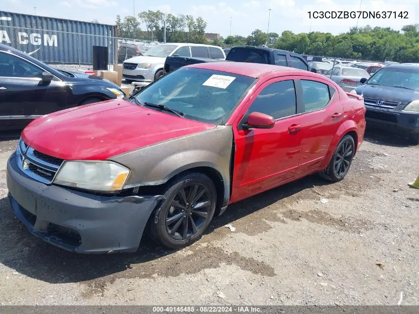 1C3CDZBG7DN637142 2013 Dodge Avenger R/T