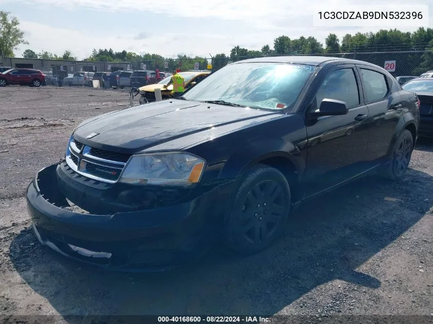 1C3CDZAB9DN532396 2013 Dodge Avenger Se