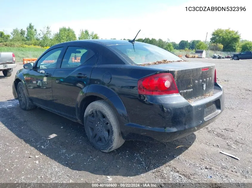 1C3CDZAB9DN532396 2013 Dodge Avenger Se