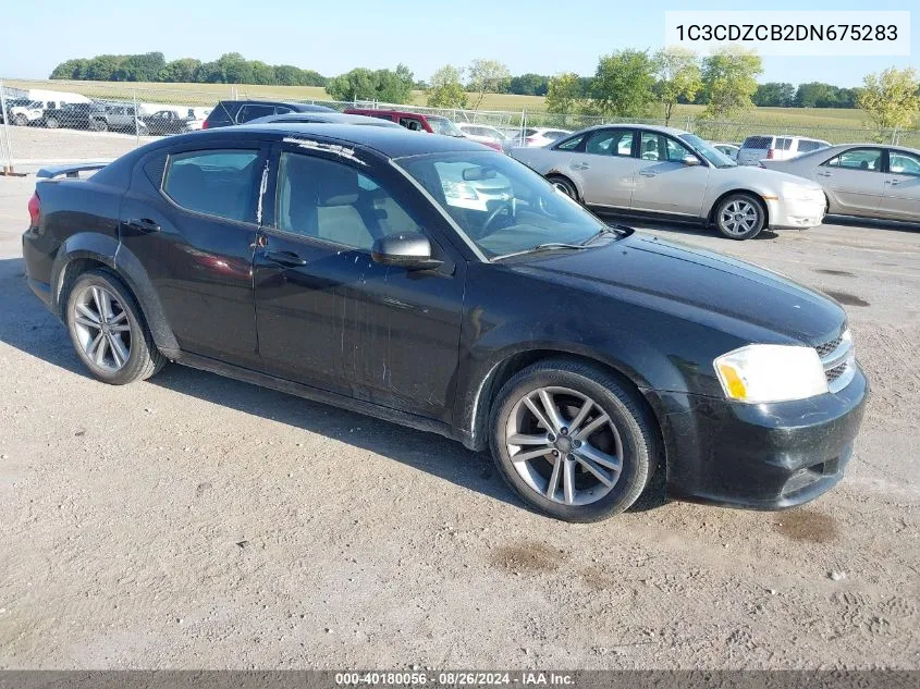 1C3CDZCB2DN675283 2013 Dodge Avenger Sxt