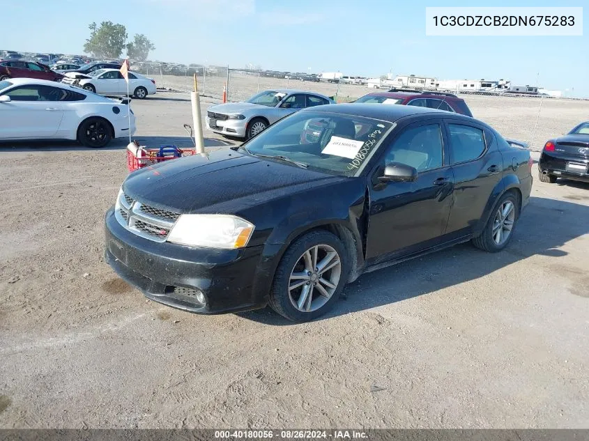 1C3CDZCB2DN675283 2013 Dodge Avenger Sxt