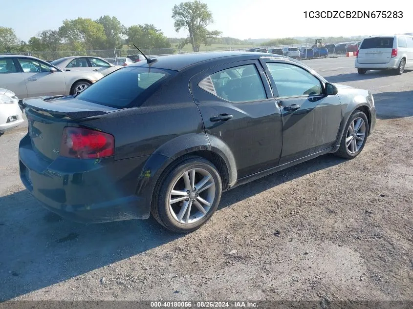 1C3CDZCB2DN675283 2013 Dodge Avenger Sxt