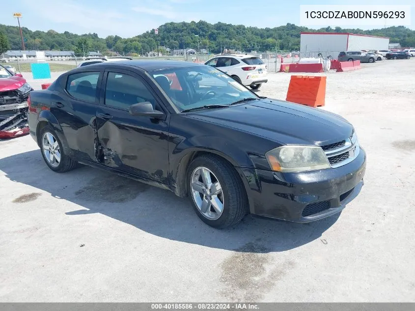 1C3CDZAB0DN596293 2013 Dodge Avenger Se