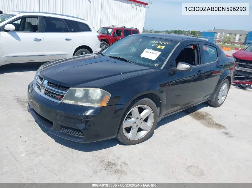 1C3CDZAB0DN596293 2013 Dodge Avenger Se