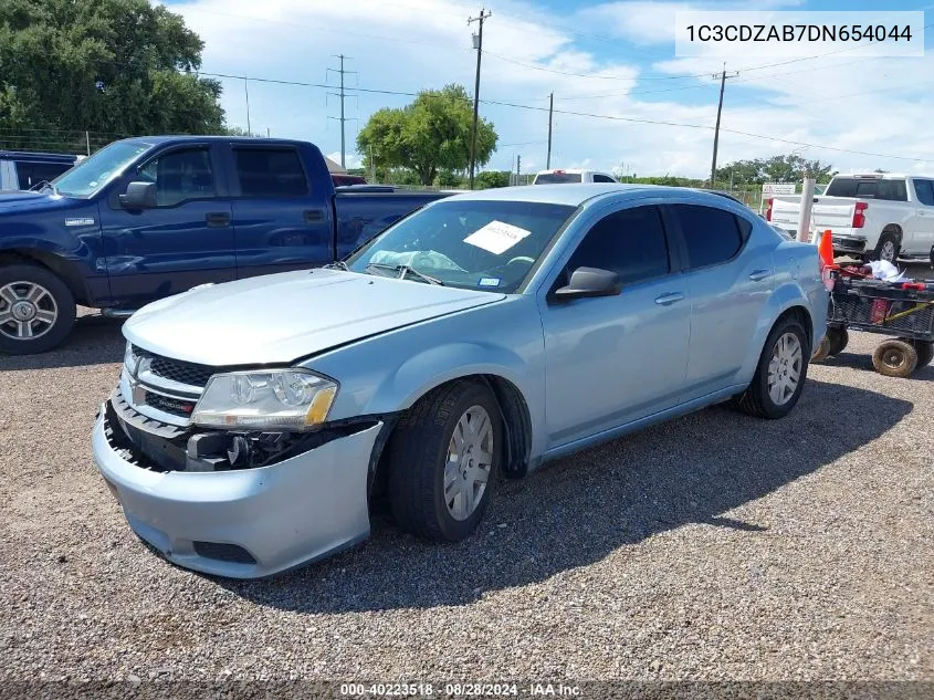 1C3CDZAB7DN654044 2013 Dodge Avenger Se