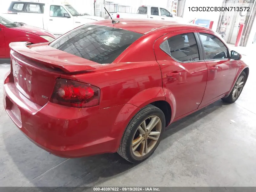 1C3CDZCB3DN713572 2013 Dodge Avenger Sxt