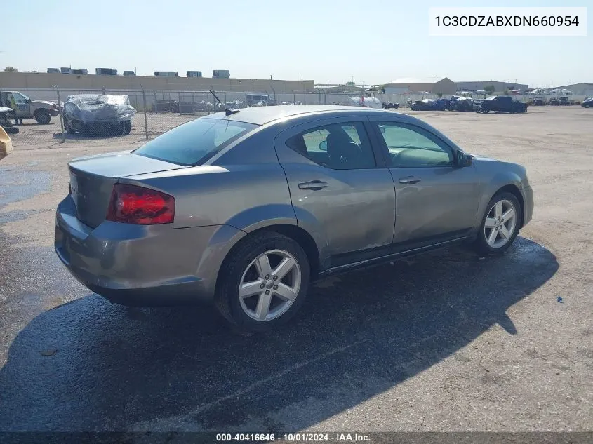 1C3CDZABXDN660954 2013 Dodge Avenger Se