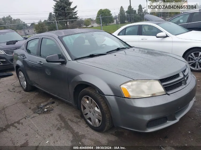 1C3CDZAB4DN653384 2013 Dodge Avenger Se