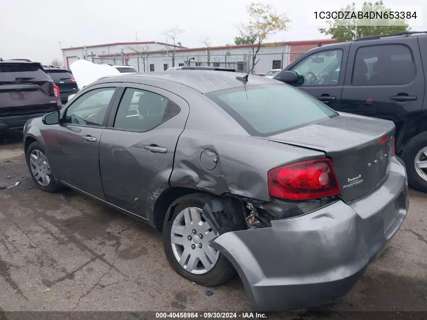 1C3CDZAB4DN653384 2013 Dodge Avenger Se