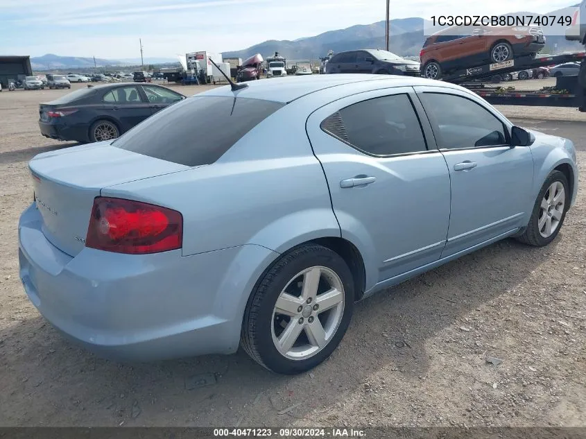 1C3CDZCB8DN740749 2013 Dodge Avenger Sxt