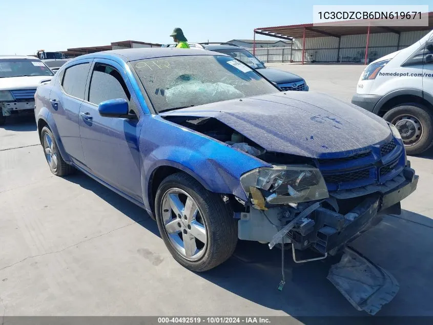 1C3CDZCB6DN619671 2013 Dodge Avenger Sxt