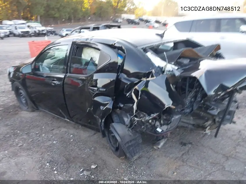 1C3CDZAG8DN748512 2013 Dodge Avenger Se V6