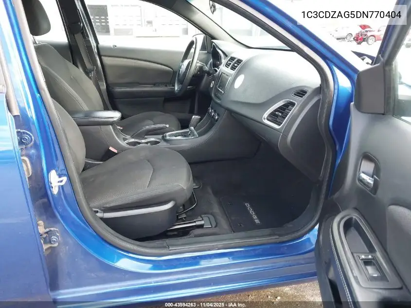 1C3CDZAG5DN770404 2013 Dodge Avenger Se V6