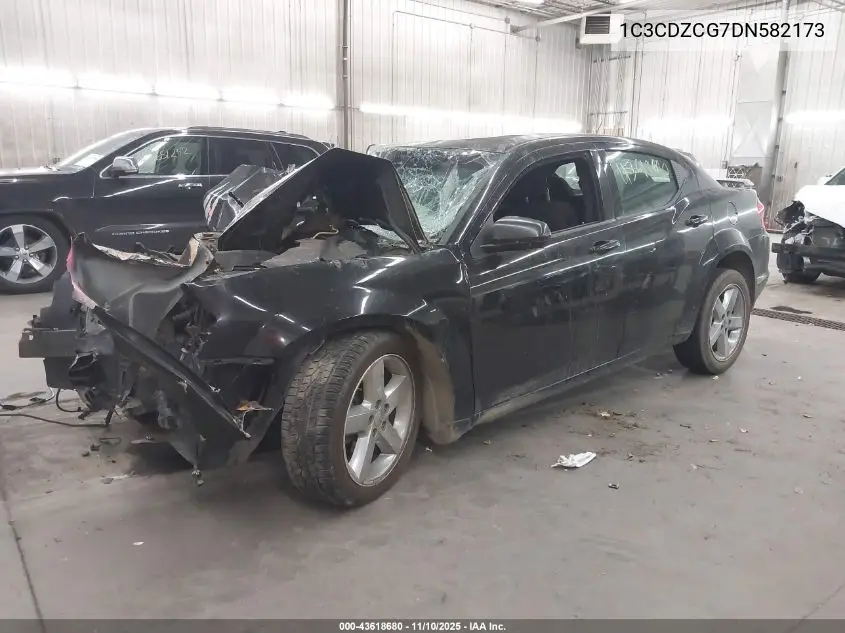 1C3CDZCG7DN582173 2013 Dodge Avenger Sxt