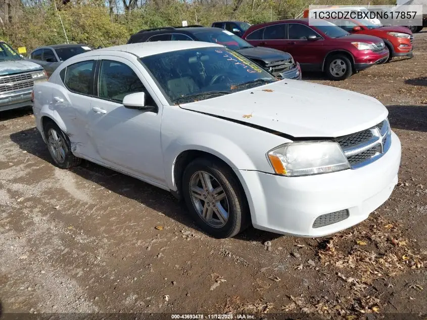 1C3CDZCBXDN617857 2013 Dodge Avenger Sxt