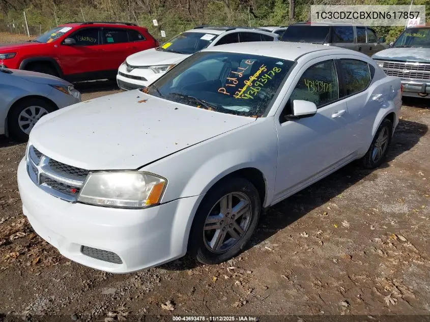 1C3CDZCBXDN617857 2013 Dodge Avenger Sxt