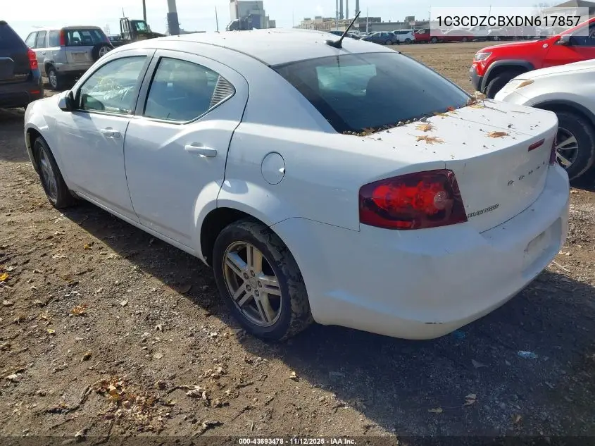 1C3CDZCBXDN617857 2013 Dodge Avenger Sxt