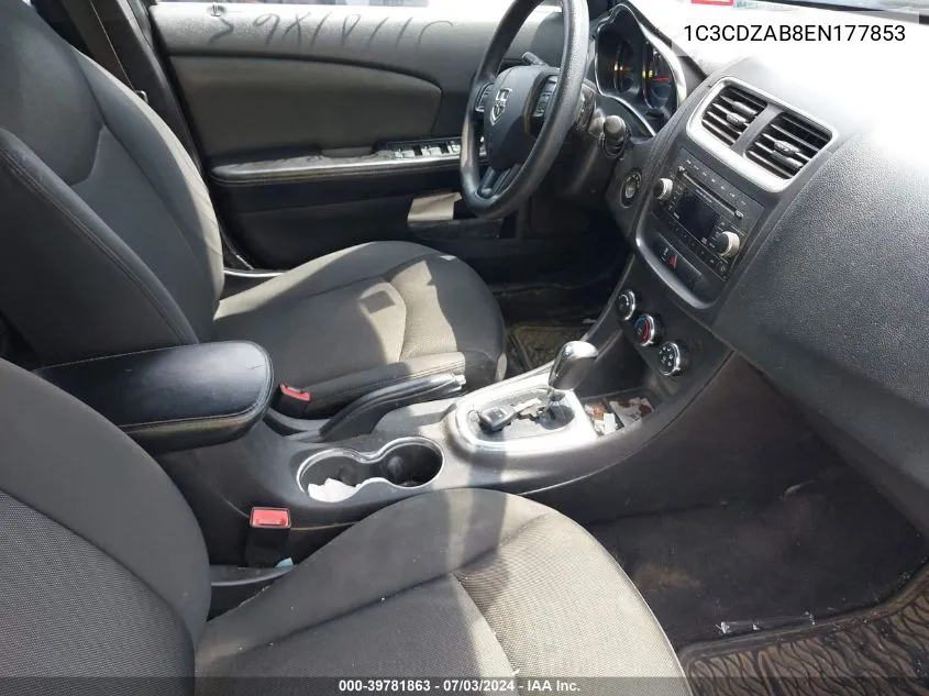 1C3CDZAB8EN177853 2014 Dodge Avenger Se