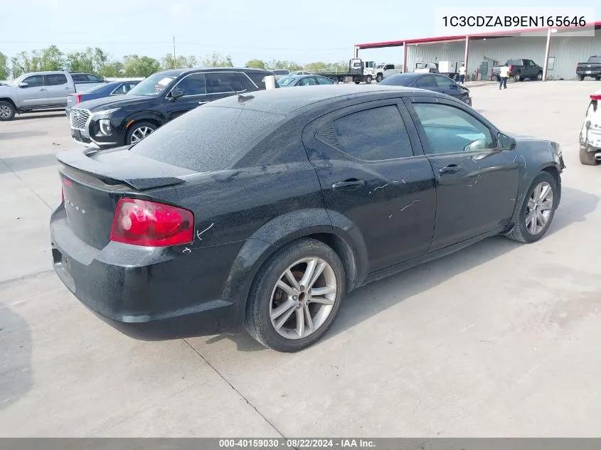 1C3CDZAB9EN165646 2014 Dodge Avenger Se