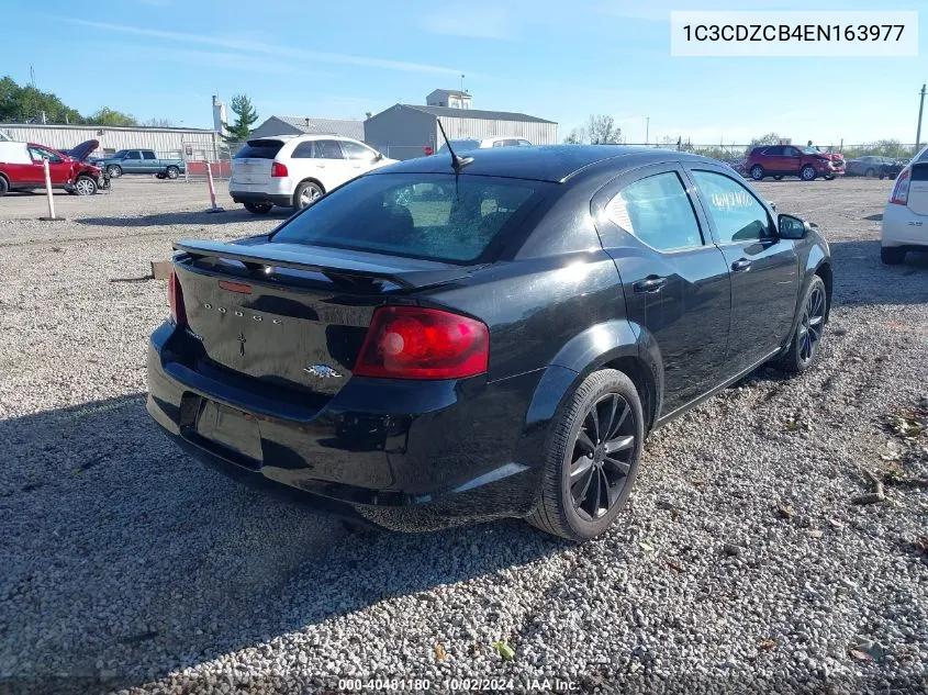 1C3CDZCB4EN163977 2014 Dodge Avenger Sxt