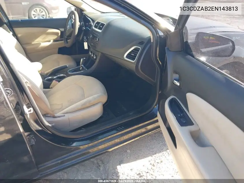 1C3CDZAB2EN143813 2014 Dodge Avenger Se