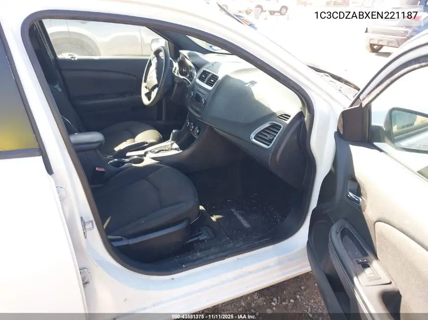 1C3CDZABXEN221187 2014 Dodge Avenger Se