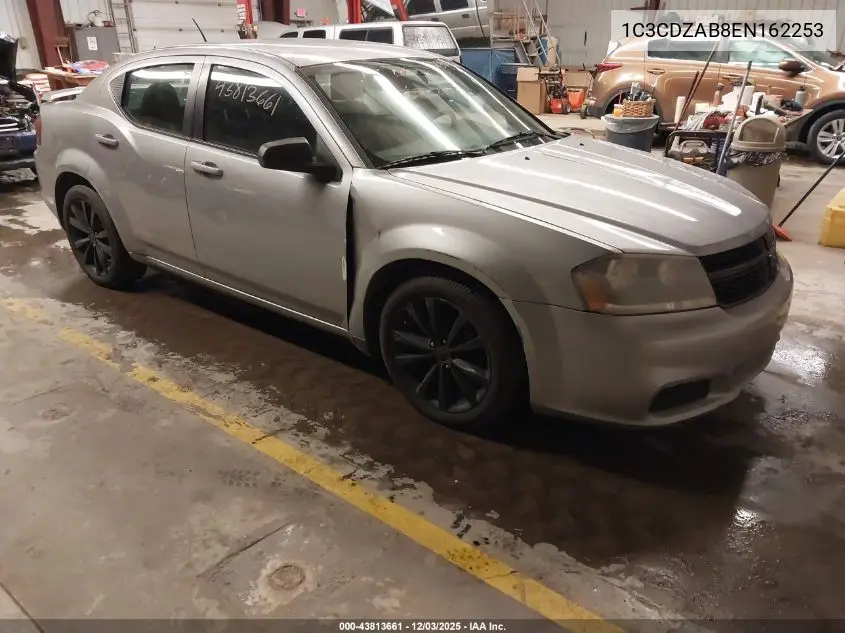 1C3CDZAB8EN162253 2014 Dodge Avenger Se