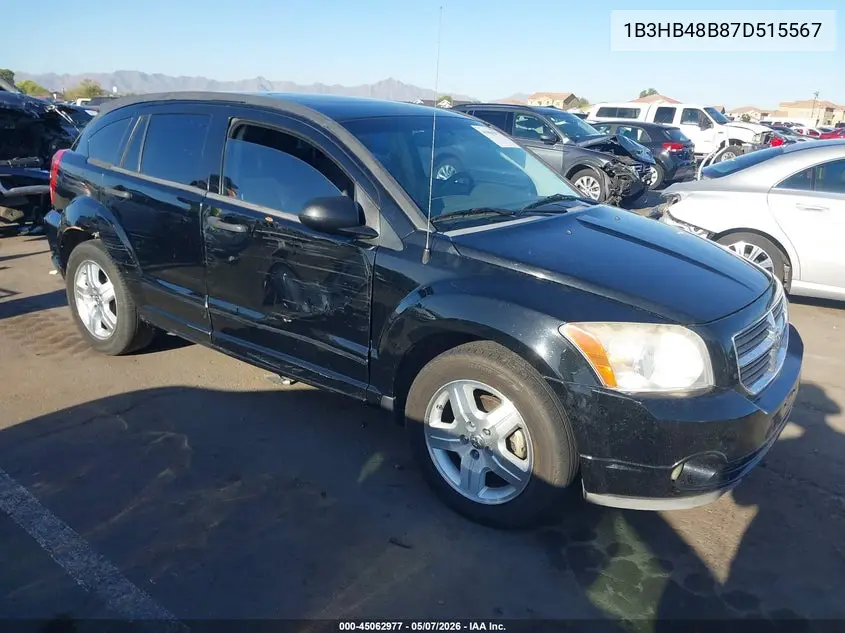 1B3HB48B87D515567 2007 Dodge Caliber Sxt