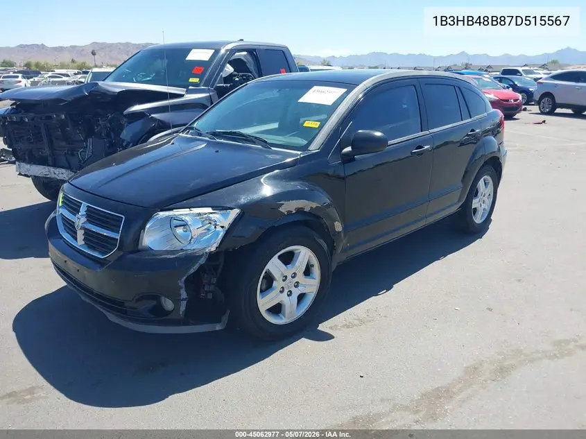 1B3HB48B87D515567 2007 Dodge Caliber Sxt