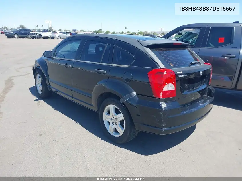 1B3HB48B87D515567 2007 Dodge Caliber Sxt