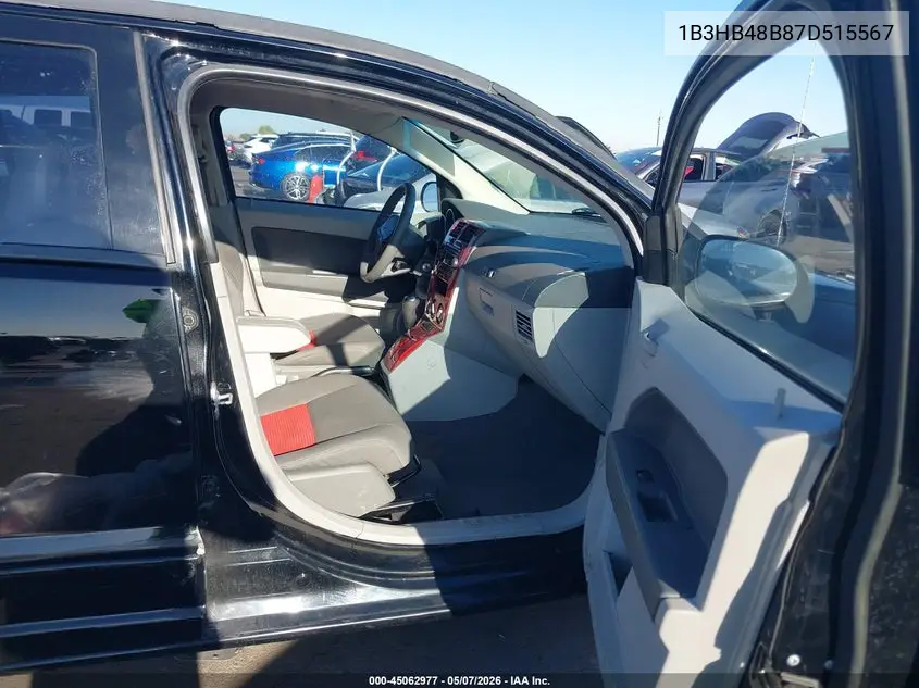1B3HB48B87D515567 2007 Dodge Caliber Sxt