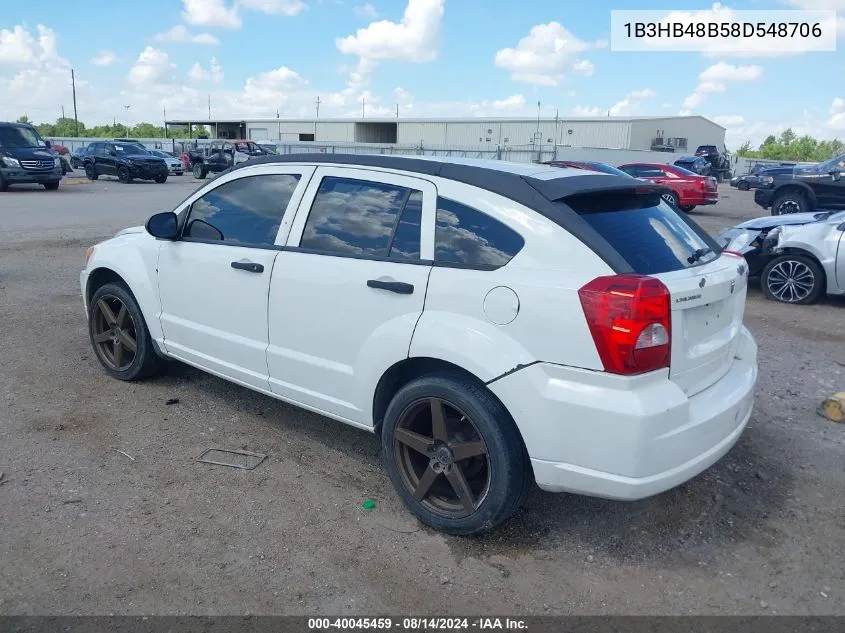 1B3HB48B58D548706 2008 Dodge Caliber Sxt