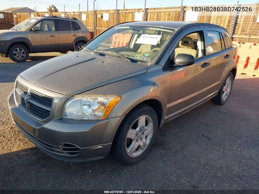 1B3HB28B38D742526 2008 Dodge Caliber Se