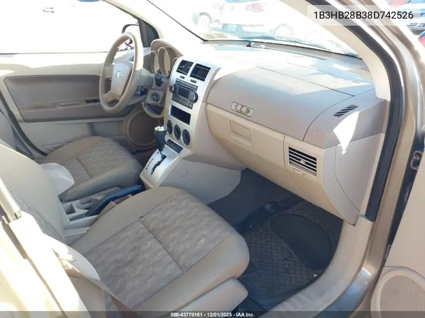 1B3HB28B38D742526 2008 Dodge Caliber Se