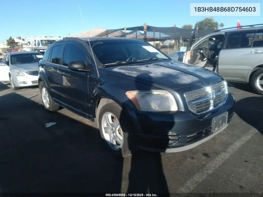 1B3HB48B68D754603 2008 Dodge Caliber Sxt
