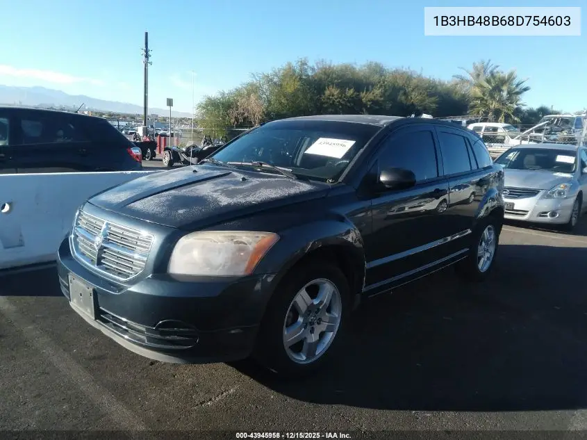 1B3HB48B68D754603 2008 Dodge Caliber Sxt