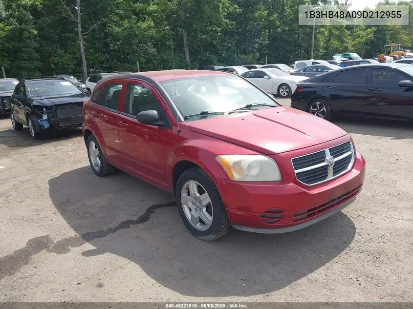 2009 Dodge Caliber Sxt VIN: 1B3HB48A09D212955 Lot: 45221616