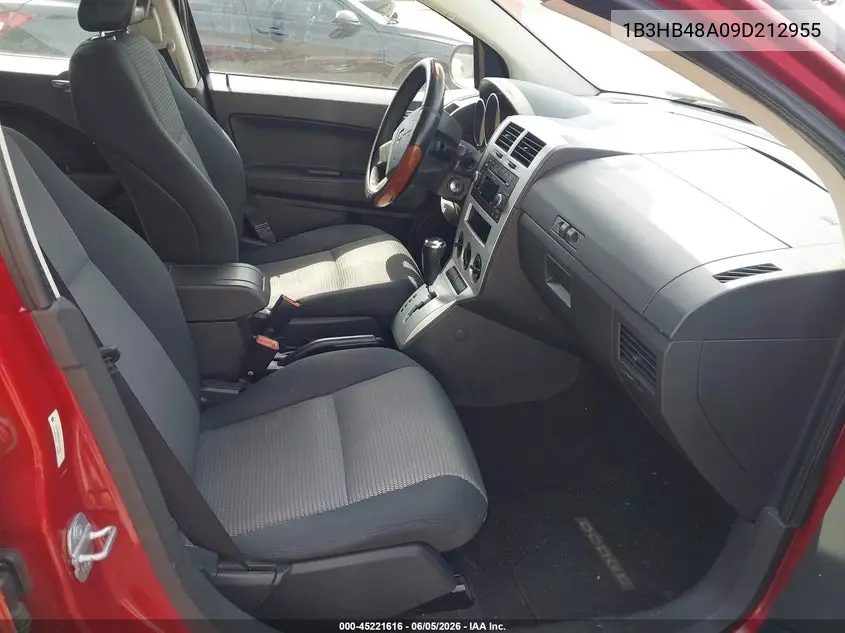 2009 Dodge Caliber Sxt VIN: 1B3HB48A09D212955 Lot: 45221616