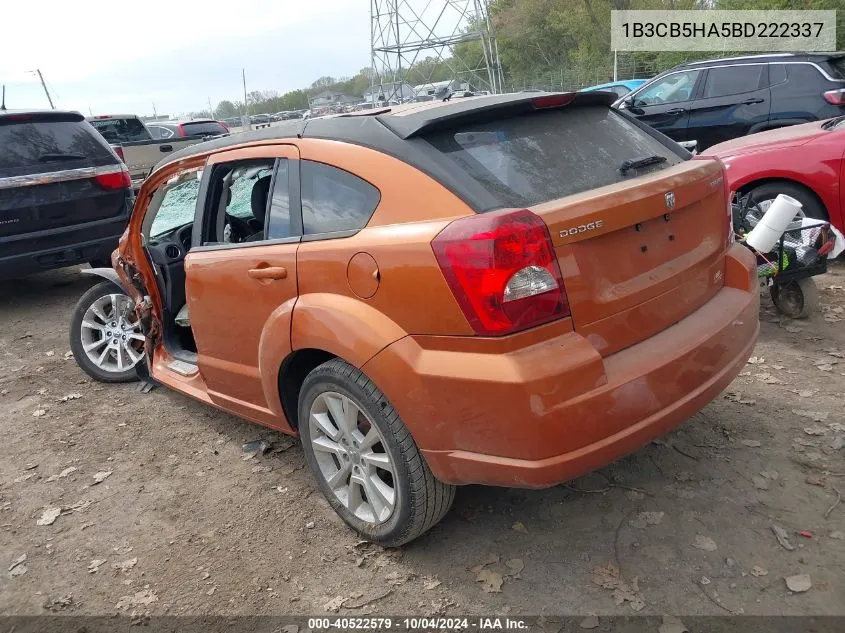 1B3CB5HA5BD222337 2011 Dodge Caliber Heat