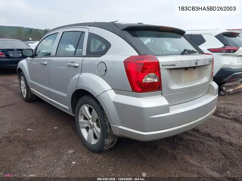 1B3CB3HA5BD262003 2011 Dodge Caliber Mainstreet