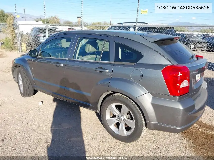 1C3CDWDA3CD535526 2012 Dodge Caliber Sxt