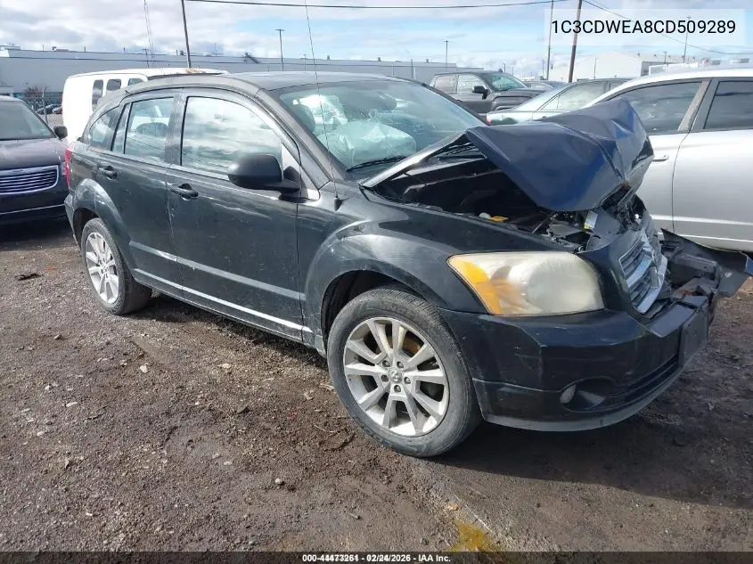 1C3CDWEA8CD509289 2012 Dodge Caliber Sxt Plus