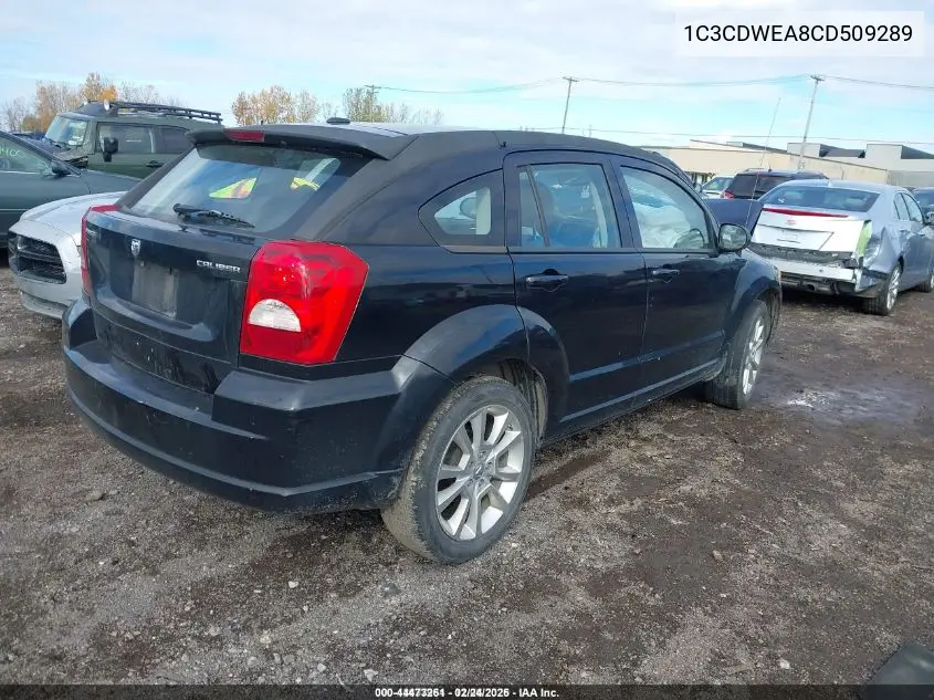 1C3CDWEA8CD509289 2012 Dodge Caliber Sxt Plus
