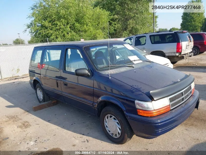 1993 Dodge Caravan VIN: 2B4GH25K4PR277468 Lot: 39864712