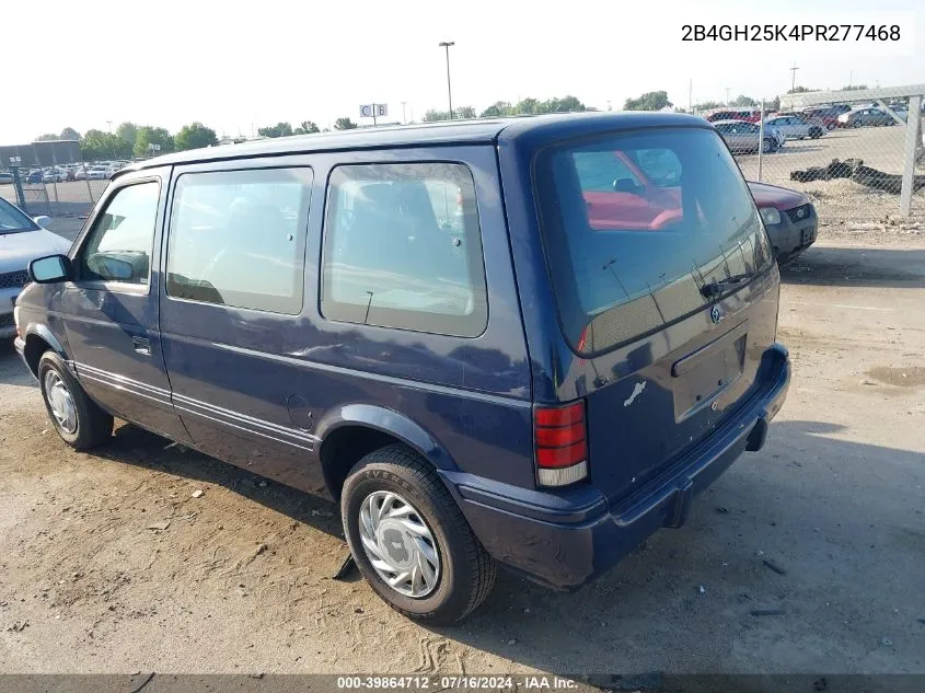 1993 Dodge Caravan VIN: 2B4GH25K4PR277468 Lot: 39864712