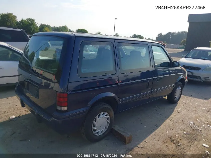 1993 Dodge Caravan VIN: 2B4GH25K4PR277468 Lot: 39864712